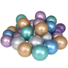 Load image into Gallery viewer, 50 PCS 12inch Glossy Metal Pearl Latex Balloons Metallic Color Inflatable Air Ball Birthday Party Decor