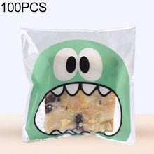Load image into Gallery viewer, 100 PCS Cute Big Teech Mouth Monster Plastic Bag Wedding Birthday Cookie Candy Gift OPP Packaging Bags, 7x7cm, 10x10cm