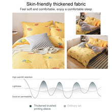 Load image into Gallery viewer, Simple Cotton Grinding Bed Four-Piece Duvet Cover Sheet Pillowcase, 150x200cm, 180x220cm, 200x230cm