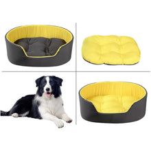 Load image into Gallery viewer, Two-Color Washable Comfortable Pet Nest with Cushion, S 49x35x18cm, M 57x40x20cm, L 73x50x20cm