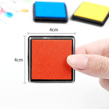Load image into Gallery viewer, 2 PCS Creative Color Ink Pad Small Ink Pad, Size:4x4cm