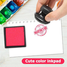 Load image into Gallery viewer, 2 PCS Creative Color Ink Pad Small Ink Pad, Size:4x4cm
