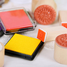 Load image into Gallery viewer, 2 PCS Creative Color Ink Pad Small Ink Pad, Size:4x4cm