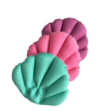 Load image into Gallery viewer, Shell Shaped Soft Bathroom Pillow Home Comfortable Spa Inflatable Bathtub Cushion, Random Color Delivery, Spa Inflatable Bathtub Cushion
