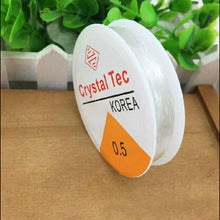 Load image into Gallery viewer, 5 PCS Transparent Fishing Line Elastic Line DIY Handmade Jewelry Accessories Material Beads Bead Wire Rope, 0.5mm, 0.6mm, 0.7mm, 1mm, 0.8mm