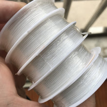 Load image into Gallery viewer, 5 PCS Transparent Fishing Line Elastic Line DIY Handmade Jewelry Accessories Material Beads Bead Wire Rope, 0.5mm, 0.6mm, 0.7mm, 1mm, 0.8mm