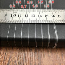 Load image into Gallery viewer, 5 PCS Transparent Fishing Line Elastic Line DIY Handmade Jewelry Accessories Material Beads Bead Wire Rope, 0.5mm, 0.6mm, 0.7mm, 1mm, 0.8mm