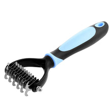 Load image into Gallery viewer, Fur Hair Grooming Hair Shedding Tool Brush for Dog Pet Cat, Blue, Pink