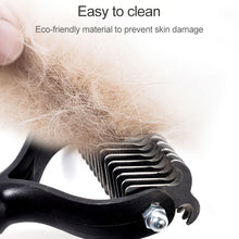 Load image into Gallery viewer, Fur Hair Grooming Hair Shedding Tool Brush for Dog Pet Cat, Blue, Pink