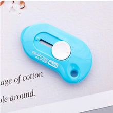 Load image into Gallery viewer, Cute Solid Mini Portable Knife Paper Cutter Razor Blade Office Stationery, TBD050536701C, TBD050536701A, TBD050536701B