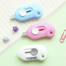 Load image into Gallery viewer, Cute Solid Mini Portable Knife Paper Cutter Razor Blade Office Stationery, TBD050536701C, TBD050536701A, TBD050536701B