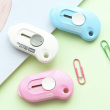 Load image into Gallery viewer, Cute Solid Mini Portable Knife Paper Cutter Razor Blade Office Stationery, TBD050536701C, TBD050536701A, TBD050536701B