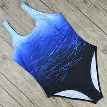 Load image into Gallery viewer, Female Sexy Swimsuit Vintage Swimwear High Neck Bandage Criss Cross Back Swimwear, XXL, XL, L, M