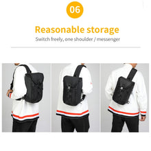 Load image into Gallery viewer, Ozuko 9334 Men Outdoor Multifunctional Waterproof Messenger Bag with External USB Charging Port