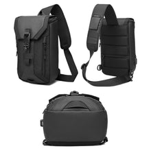 Load image into Gallery viewer, Ozuko 9334 Men Outdoor Multifunctional Waterproof Messenger Bag with External USB Charging Port