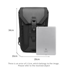 Load image into Gallery viewer, Ozuko 9334 Men Outdoor Multifunctional Waterproof Messenger Bag with External USB Charging Port