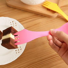 Load image into Gallery viewer, 2 Set  3 In 1 Outdoor Camp Tableware Heat Resistant Spoon Fork Knife Camping Hiking Utensils (6pcs=1set), 2 Set