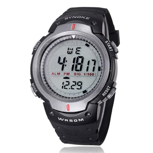 SYNOKE 61576 Life Waterproof LED Sports Watch for Men