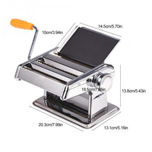 Load image into Gallery viewer, Household Stainless Steel Pasta Making Machine Manual Noodle Maker Spaghetti Hand Cutter, Noodle Maker