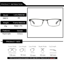 Load image into Gallery viewer, Simple Matel Frame Reading Glasses Hyperopia Eyeglasses
