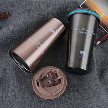 Load image into Gallery viewer, 500ML Portable Stainless Steel Creative Gift Coffee Cup Office Vacuum Thermos Mug
