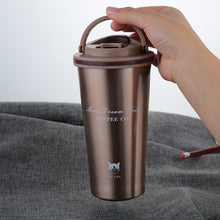 Load image into Gallery viewer, 500ML Portable Stainless Steel Creative Gift Coffee Cup Office Vacuum Thermos Mug