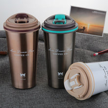 Load image into Gallery viewer, 500ML Portable Stainless Steel Creative Gift Coffee Cup Office Vacuum Thermos Mug