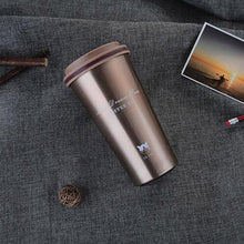 Load image into Gallery viewer, 500ML Portable Stainless Steel Creative Gift Coffee Cup Office Vacuum Thermos Mug
