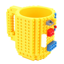 Load image into Gallery viewer, Building Blocks Design Creative Milk Mug Coffee Cup Build-on Brick Drinking Water Holder, 301-400ml
