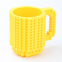 Load image into Gallery viewer, Building Blocks Design Creative Milk Mug Coffee Cup Build-on Brick Drinking Water Holder, 301-400ml