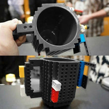 Load image into Gallery viewer, Building Blocks Design Creative Milk Mug Coffee Cup Build-on Brick Drinking Water Holder, 301-400ml