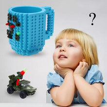 Load image into Gallery viewer, Building Blocks Design Creative Milk Mug Coffee Cup Build-on Brick Drinking Water Holder, 301-400ml