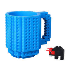 Load image into Gallery viewer, Building Blocks Design Creative Milk Mug Coffee Cup Build-on Brick Drinking Water Holder, 301-400ml