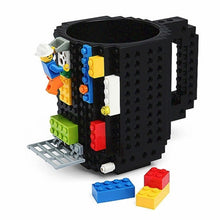 Load image into Gallery viewer, Building Blocks Design Creative Milk Mug Coffee Cup Build-on Brick Drinking Water Holder, 301-400ml