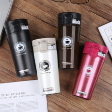 Load image into Gallery viewer, Double Wall Stainless Steel Vacuum Flasks 380ml Car Thermo Cup Coffee Tea Travel Mug Thermol Bottle, 380ml