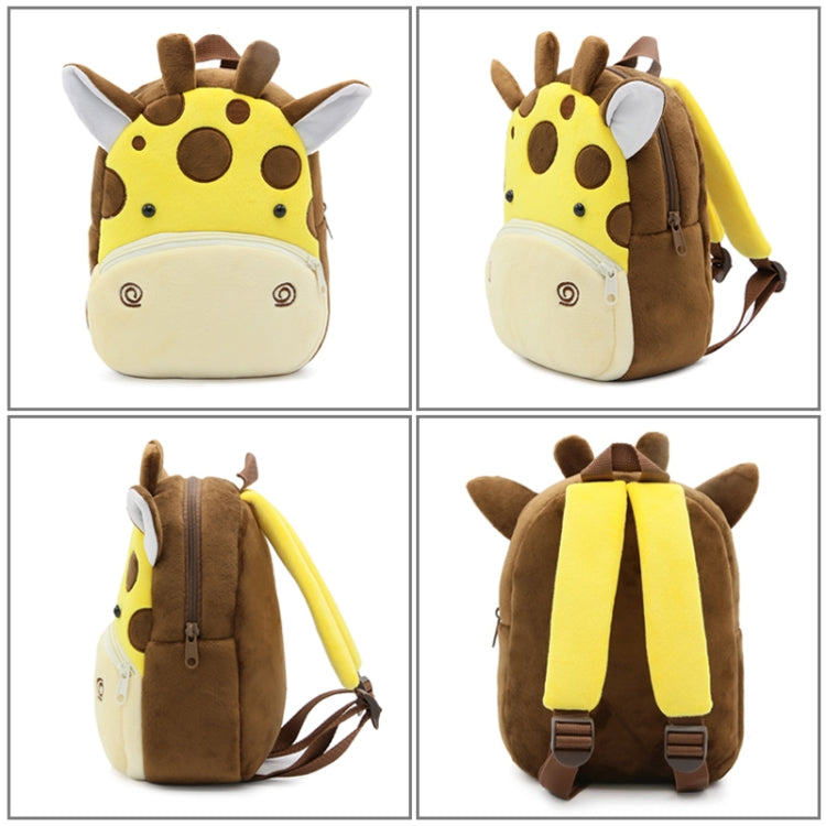 Kids 3D Animal Velvet Backpacks Children Cartoon Kindergarten Toys Gifts School Bags