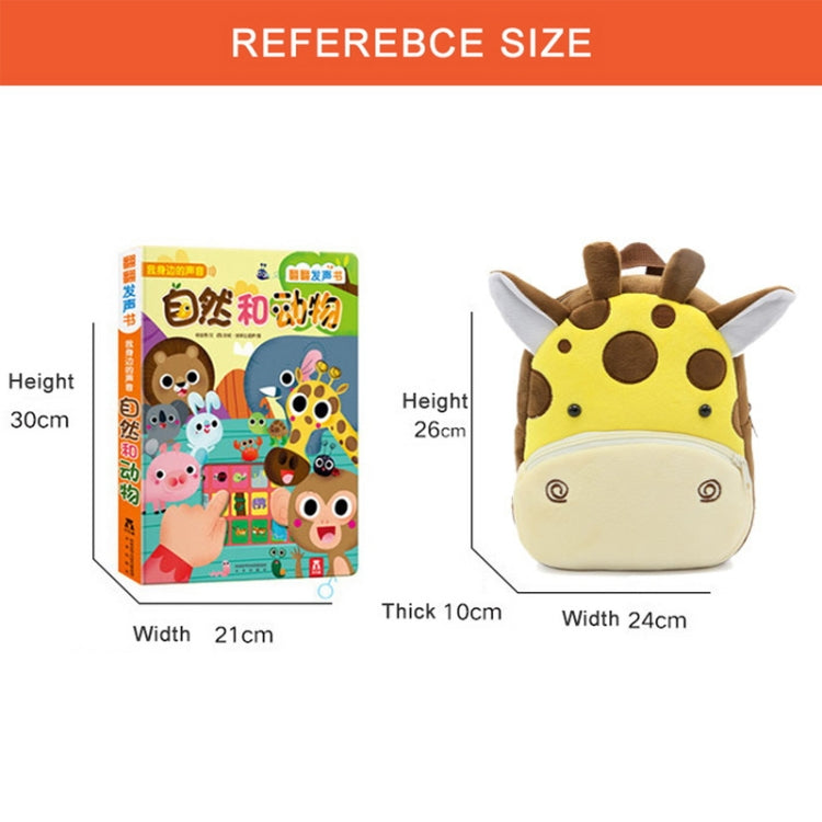 Kids 3D Animal Velvet Backpacks Children Cartoon Kindergarten Toys Gifts School Bags