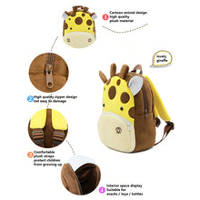 Load image into Gallery viewer, Kids 3D Animal Velvet Backpacks Children Cartoon Kindergarten Toys Gifts School Bags