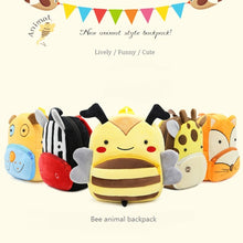 Load image into Gallery viewer, Kids 3D Animal Velvet Backpacks Children Cartoon Kindergarten Toys Gifts School Bags
