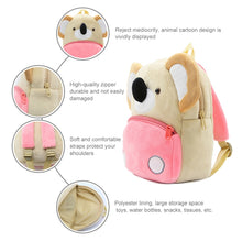 Load image into Gallery viewer, 3D Cartoon Koala Plush Children Backpacks Kindergarten Schoolbag