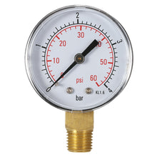 Load image into Gallery viewer, Stainless Steel Shockproof Pool Filter Hydraulic Pressure Gauge, Pressure Gauge