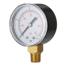 Load image into Gallery viewer, Stainless Steel Shockproof Pool Filter Hydraulic Pressure Gauge, Pressure Gauge