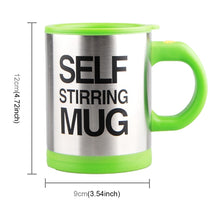 Load image into Gallery viewer, 400ml Mugs Automatic Electric Self Stirring Mug Cup Coffee Milk Mixing Mug Smart Stainless Steel Juice Mix Cup Drinkware