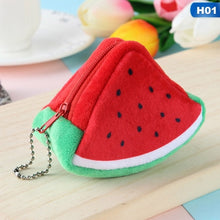 Load image into Gallery viewer, Cute Fruit Wallet Gift Plush Coin Purse Female Bag