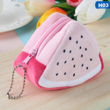 Load image into Gallery viewer, Cute Fruit Wallet Gift Plush Coin Purse Female Bag