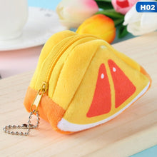 Load image into Gallery viewer, Cute Fruit Wallet Gift Plush Coin Purse Female Bag