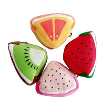 Load image into Gallery viewer, Cute Fruit Wallet Gift Plush Coin Purse Female Bag