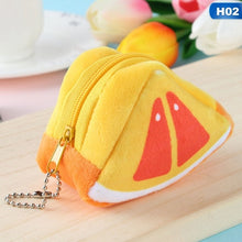Load image into Gallery viewer, Cute Fruit Wallet Gift Plush Coin Purse Female Bag