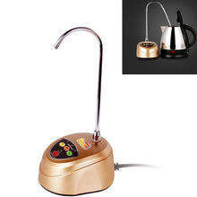 Load image into Gallery viewer, KAMJOVE P-01 Barreled Automatic Water Dispenser Electric Water Absorber CN Plug, P-01 (Gold), Black With Display