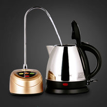 Load image into Gallery viewer, KAMJOVE P-01 Barreled Automatic Water Dispenser Electric Water Absorber CN Plug, P-01 (Gold), Black With Display